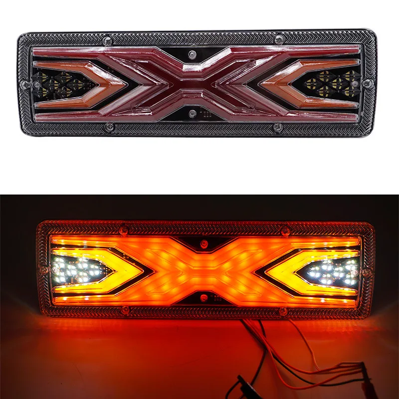 thumbnail image 1 of 2 luces LED traseras para camión, 30 cm, 12-24 V, indicador de freno y parada, lámpara de señal para remolque, caravana, camión, tractor, caravana, 1 of 4