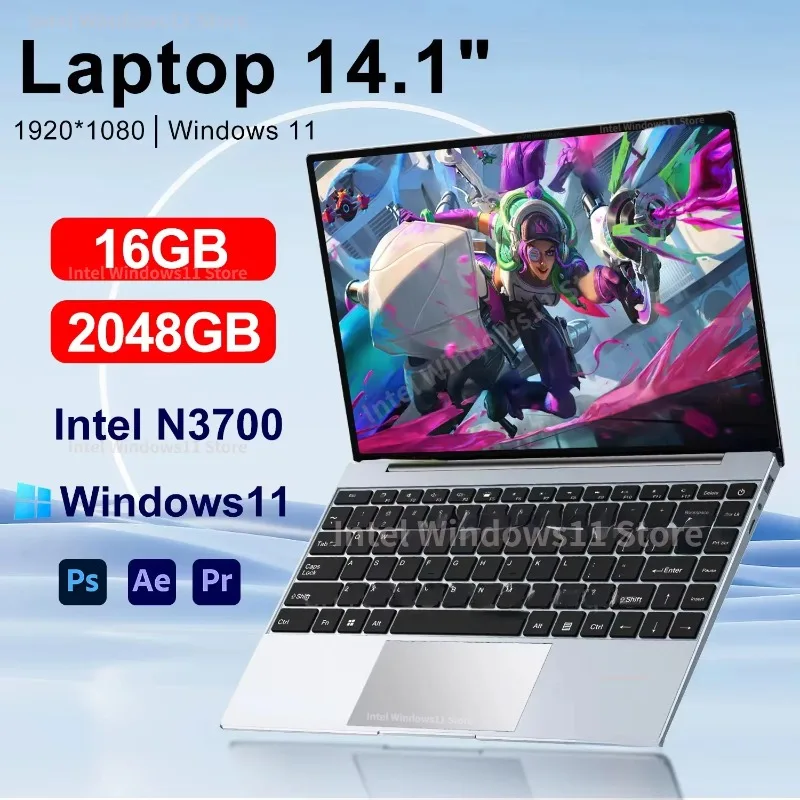 Ultra-fino-port-til-14-1-16gb-ram-2tb-ssd-intel-n3700-notebook-gamer ...