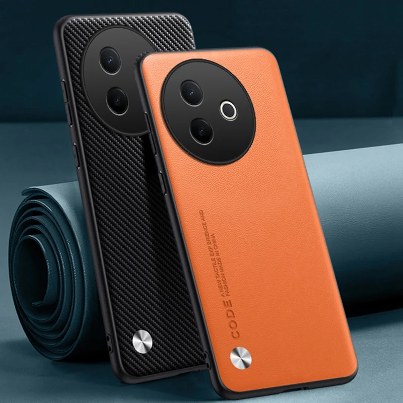 Luxury PU Leather Matte Silicone Shockproof Phone Case - Full Protection Coque
