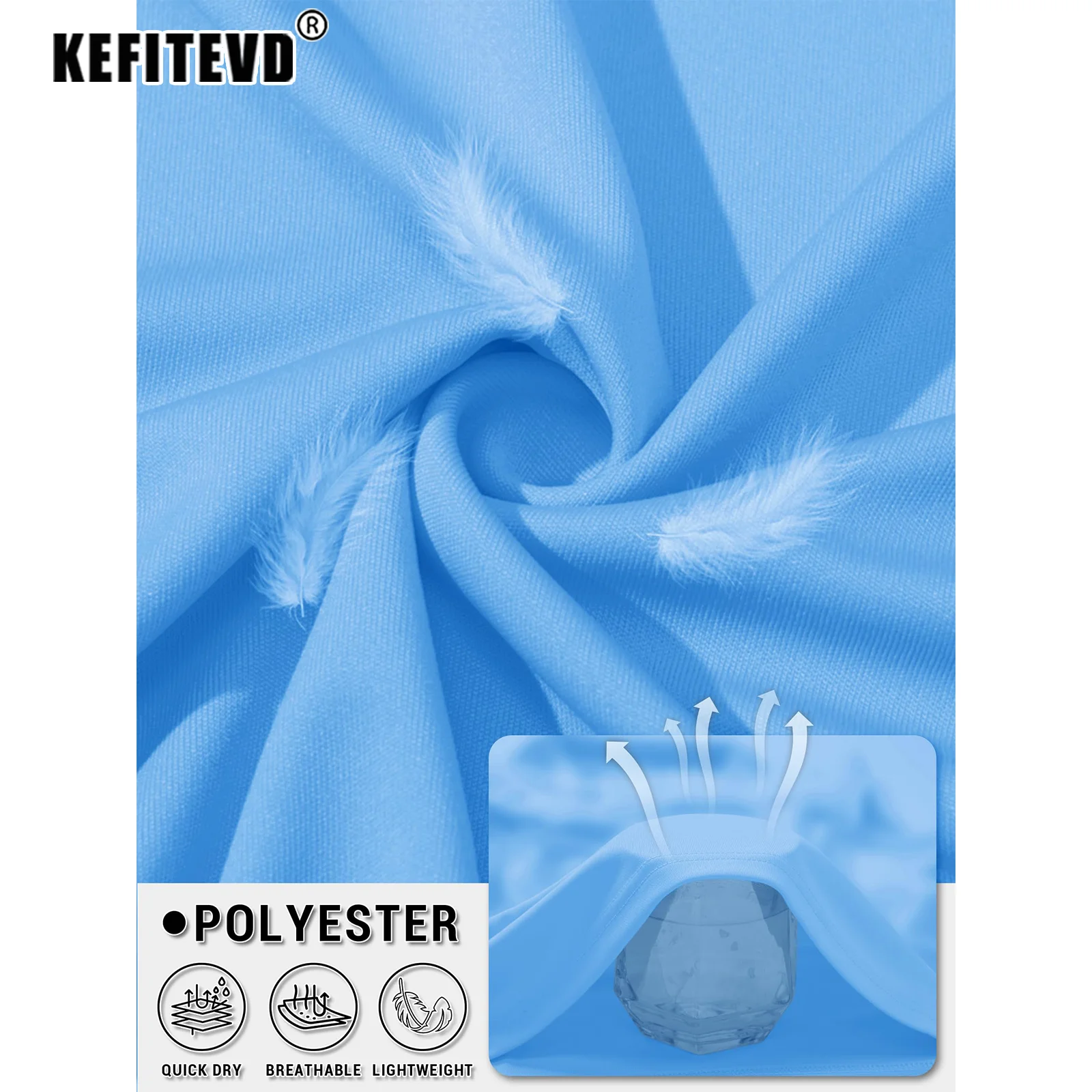 KEFITEVD Men's UPF 50+ Quick Dry Long Shirts Lightweight Sun Protective Long Sleeve T-Shirts Outdoor Thumb Hole Rash Guard Tops