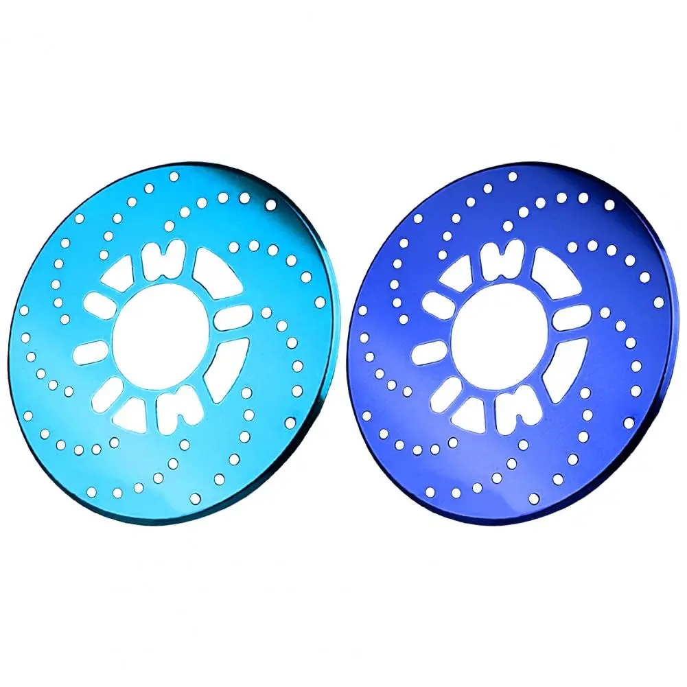 2Pcs Disc Brake Rotor Hollow-out Decorative Bright-colored Brake Cover Car Exterior Accessories for Auto
