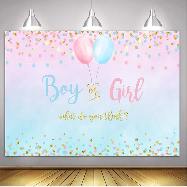 성별 공개와 베이비 샤워를 위한 마법 같은 분위기를 연출하는 완벽한 배경