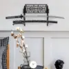 4 Tier Wood Hollow Support Lightsaber Storage Organizer Sword Stand Display for Collection Swords Lightsaber Storage Rack 2