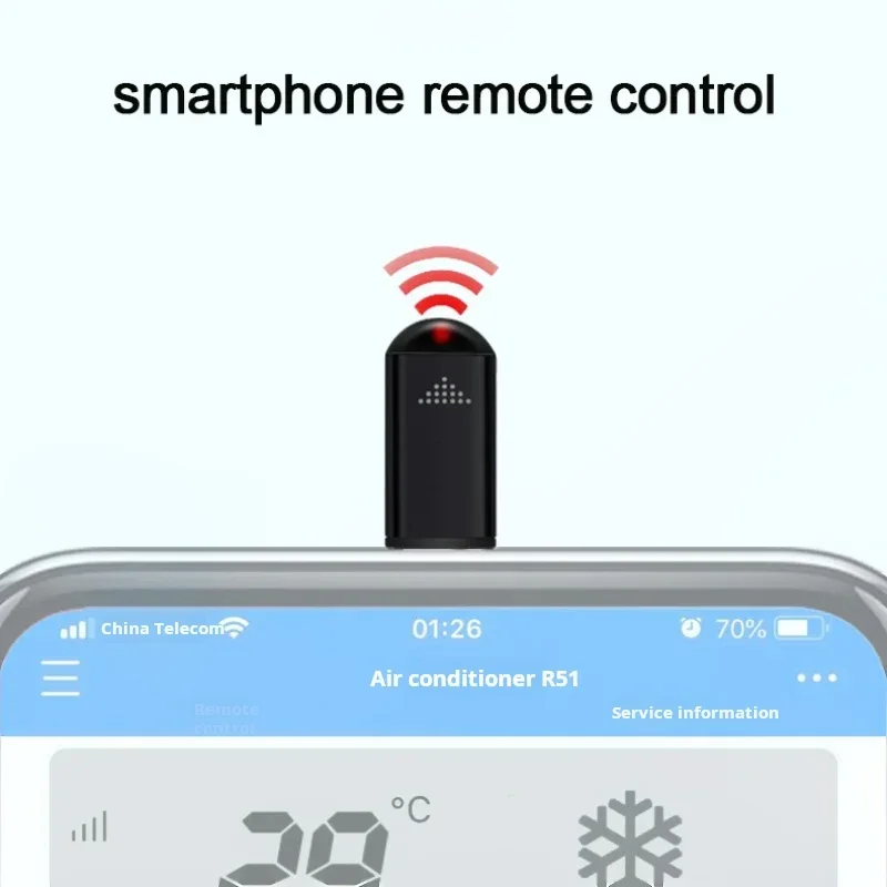 Smartphone Infrared Adapter Transmitter Control Type C Smart App Control Suitable for Television