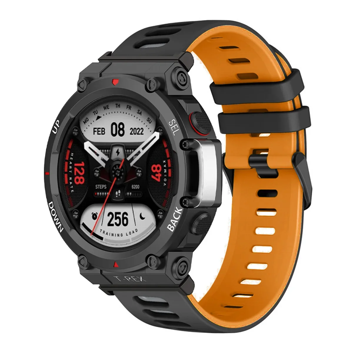 Durable Soft Silicone Sports Watch Strap - Comfortable Fit Bracelet Wristband