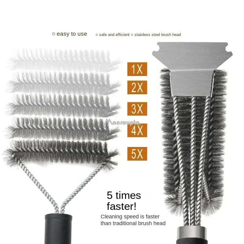 Barbecue Grill BBQ Brush Clean Tool Grill Accessories Stainless Steel Bristles Non-stick Cleaning Brushes Barbecue Accessories for barbecue cleaning tools,grill brush,cleaning brushes
