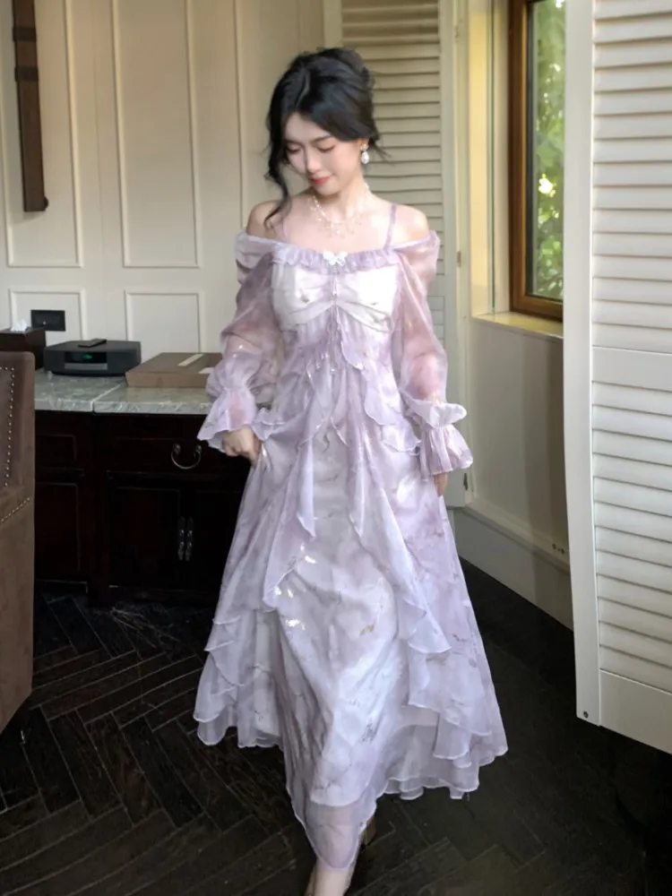 birthday dresses under 500 Sexy Straps Prom Dress Irregular Ruffles Mermaid Birthday Dress YM1683 –  ymprom main image 0