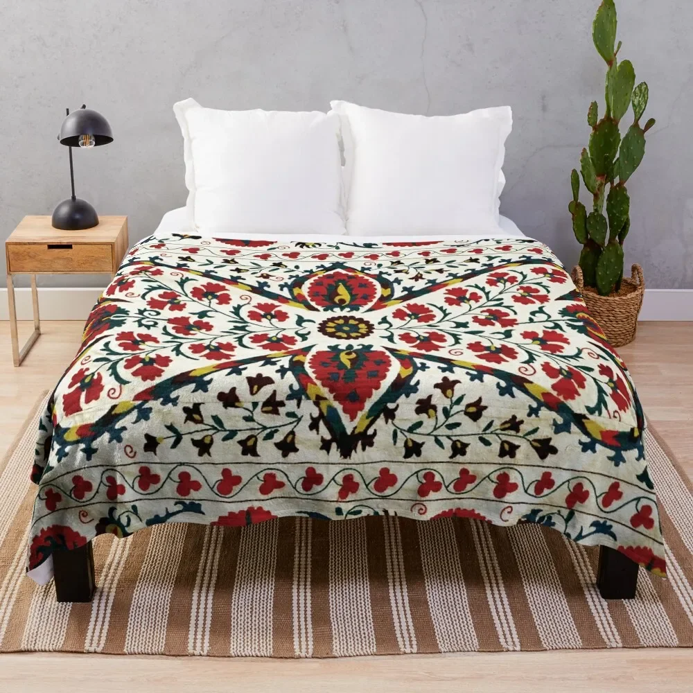 

Винтажное богемное детское одеяло Suzani 23