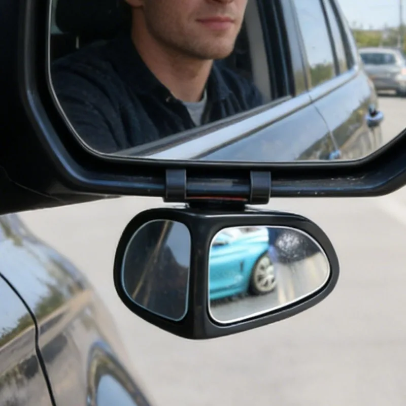 360 °   조절 가능한 광각 사각지대 반사 후진 자동차 백미러 사각지대 미러 앞뒤 바퀴용