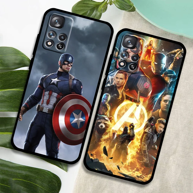 Funda para Poco F5 5G Oficial de Marvel Capitán América Escudo