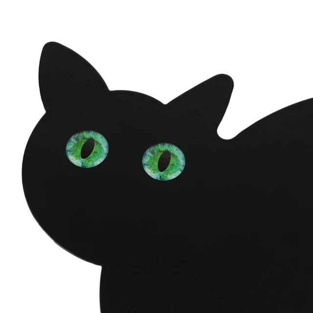 3Db/Set Halloween Fém Fekete Macska Fényvisszaverő Szemű Kerti Tét Udvari Táblák Kültéri Dekorációk A Gyep Udvarához Y5Gb - Image 4