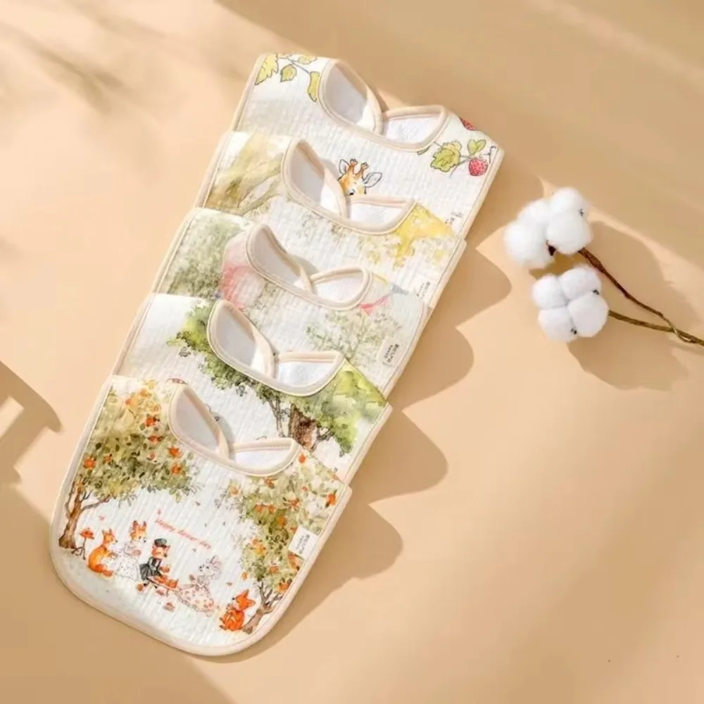 새로운 코 튼  Bibs 방수 조절 목  먹이 Bib 소녀 소년을위한 빨 수있는 흡수성 먹는 수호자