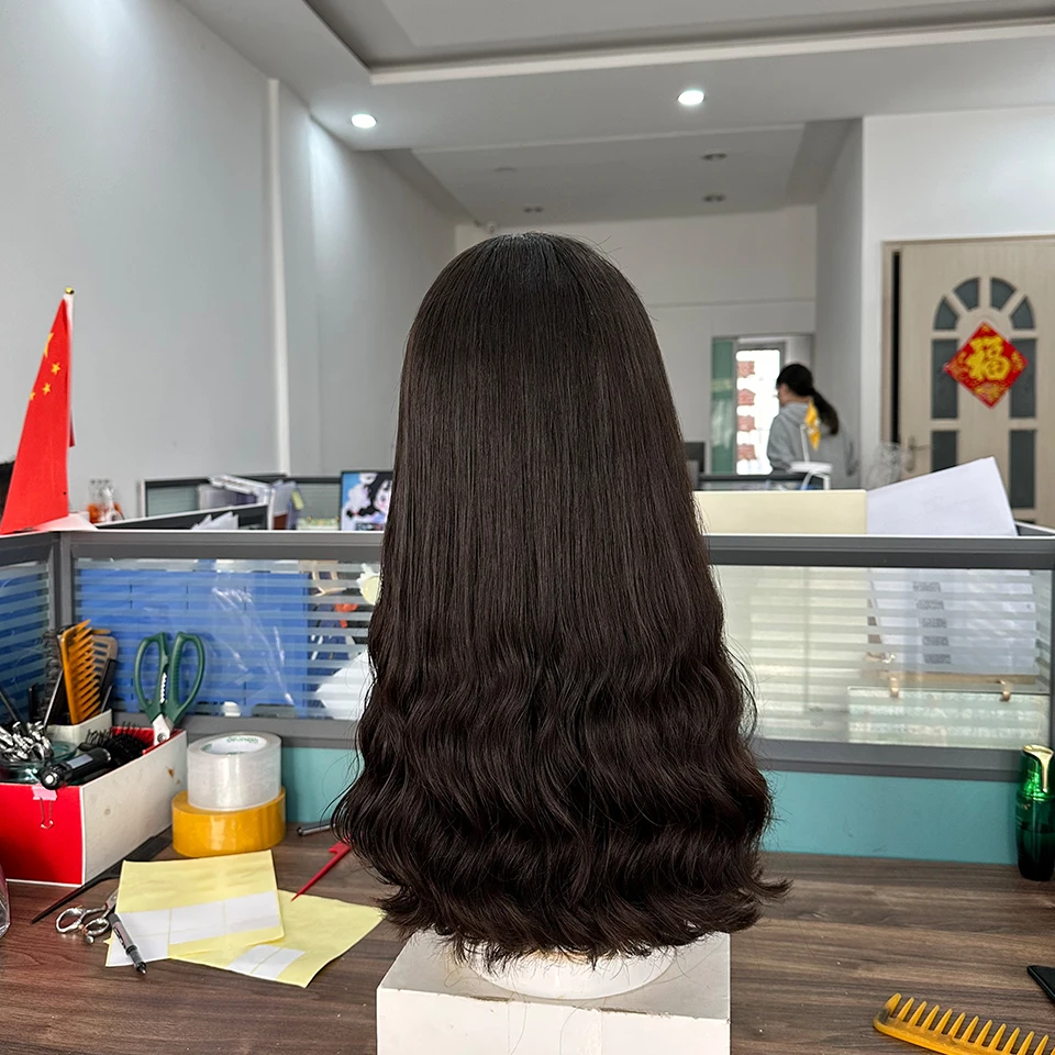 Tsingtaowigs Alice lace top bottom wavy natural drying stocks European Virgin Kosher Hair ,Best Sheitels,