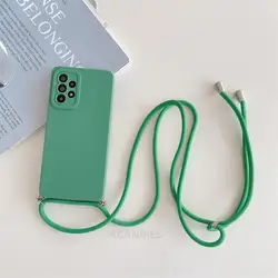 Crossbody Lanyard Cord Case - Stylish and Convenient Protective Cover - A21S (GS Green)