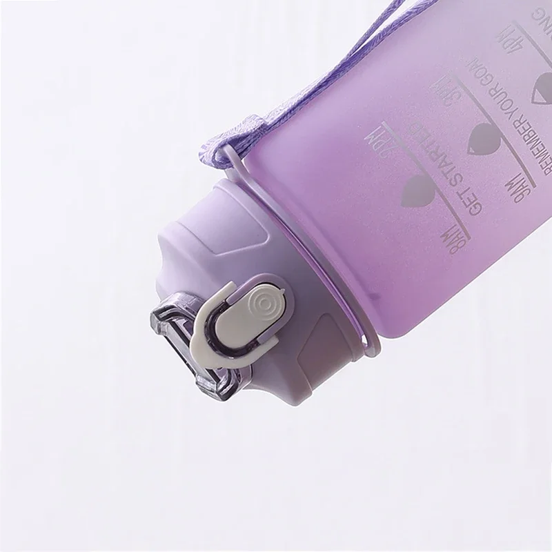 900ML Water Bottle with Straw Motivational Sport Water Bottle for Kids Leakproof Drinking Bottles Children Student School Travel
