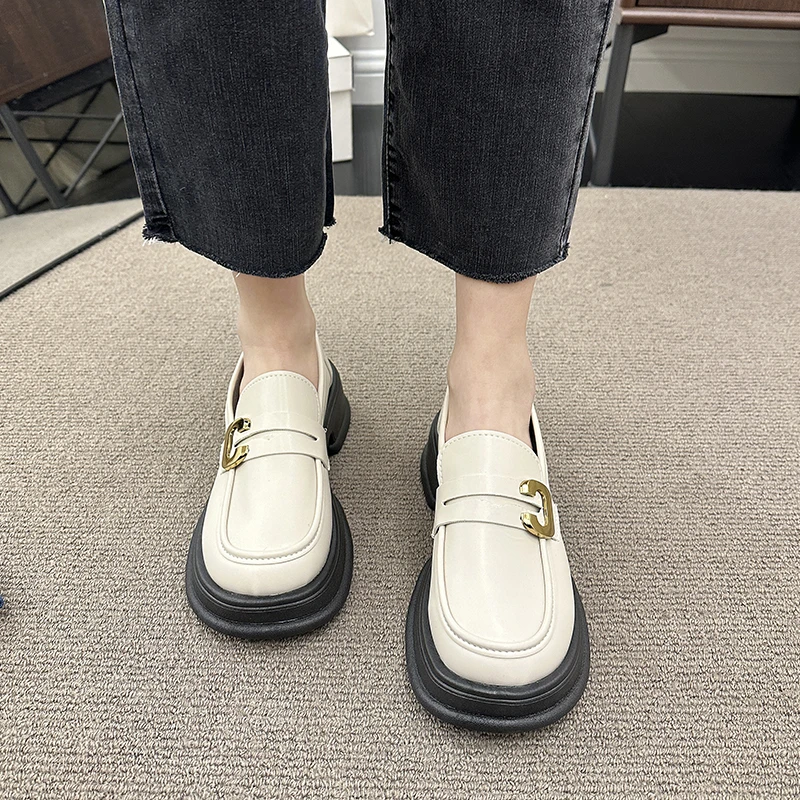 

Shoes for Women 2023 High Quality Fashion Summer Loafers Women's Flats Fashion Solid Round Head Women's Flat Shoe Zapatos
