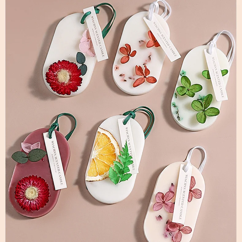 Wardrobe Scented Wax Tablets Car Fragrance  Pendants Soy Wax Air Freshener Lasting Aromatherapy Diffuser Hanging Ornaments