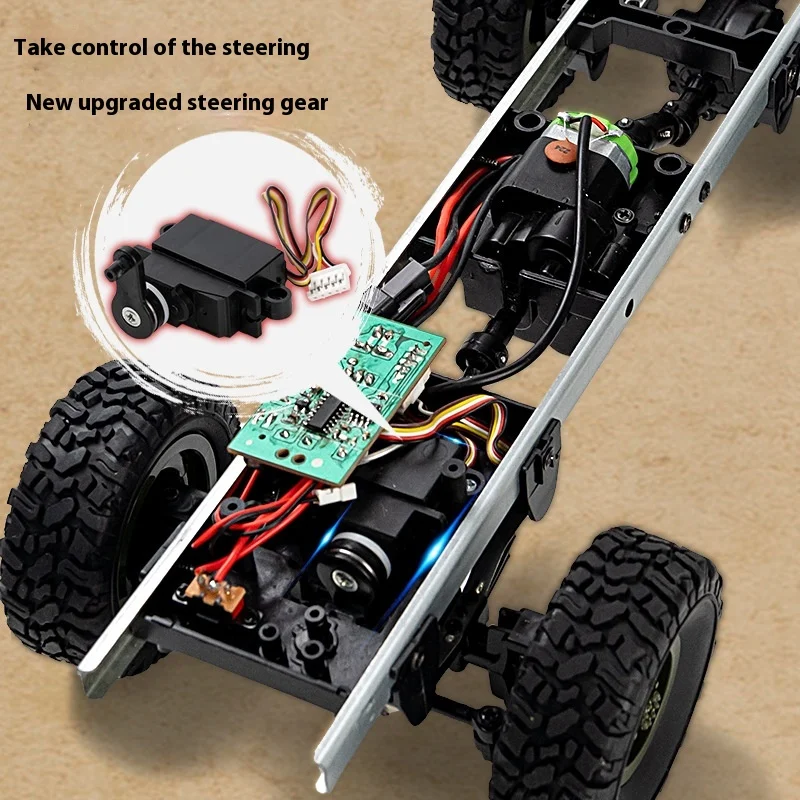 JJRC QT112 simulation THAAD six wheel drive military truck children's outdoor off-road transportation model RC toy car 2