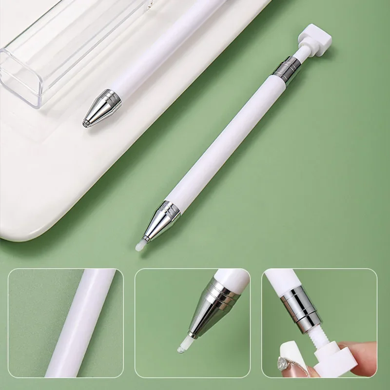 Nail Art Rhinestone Wax Dotting Pen Handle Diamond Picker Manicure Dotting Tool Nail Accessories 4