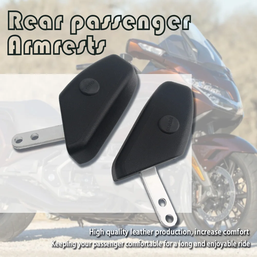 

For Goldwing 1800 GL1800 Tour Gold wing 1800 GL 1800 2021 2022 2023 Motorcycle Left & Right Rear Passenger Adjustable Armrests