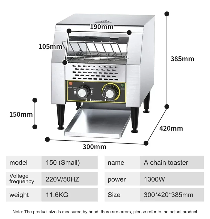 Chain toaster Commercial crawler toaster square charter fully automatic hotel breakfast toaster 2