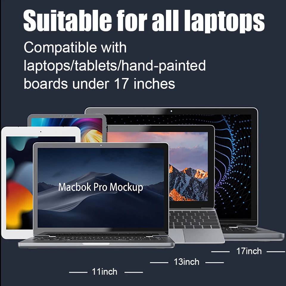 Universal Metal Suporte Dobrável Laptop Riser Portátil Suporte Tablet Suporte Notebook Macbook Air Pro Computador Ipad - Imagem 2