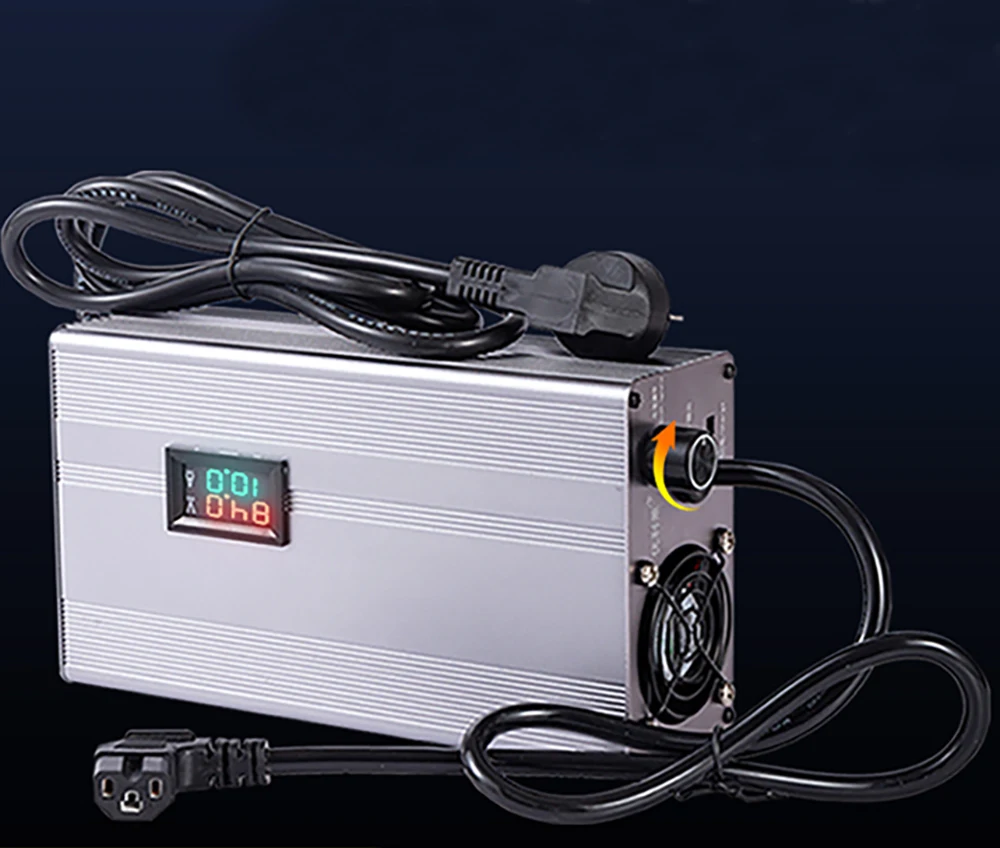 조절식 LiFePo4 배터리 고속 충전기, LiFePo4 배터리, 36V, 48V, 60V, 72VE, 220V, 2A 20A