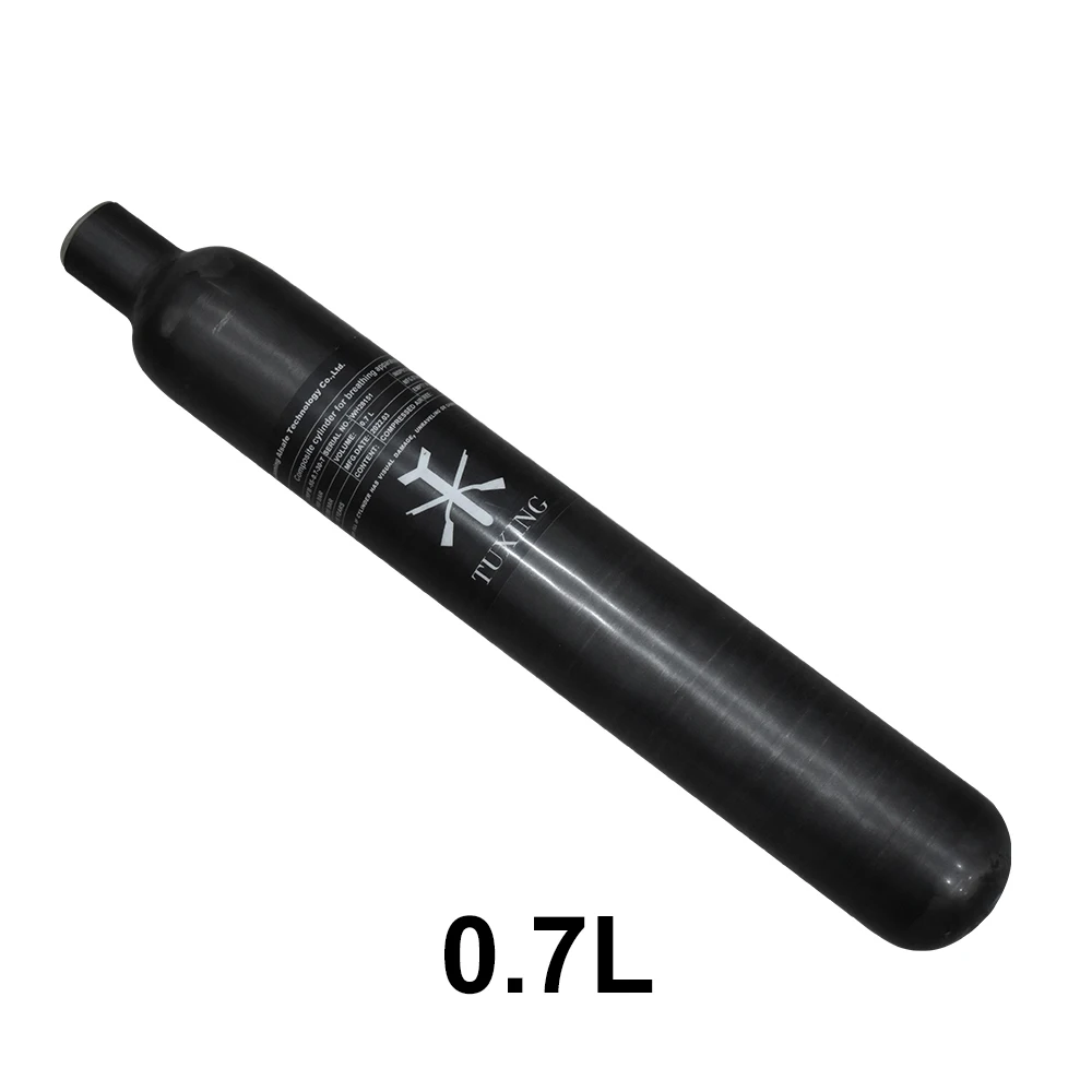 Tuxing 300bar 4500psi 0.7l 700cc 42ci Carbon Fiber Cylinder Hpa Tank