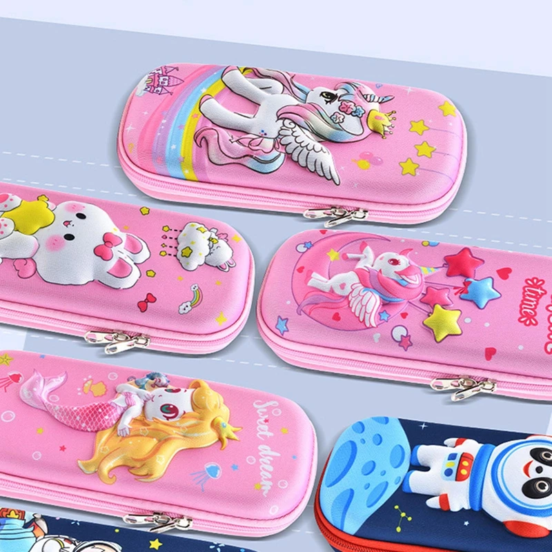 Pencil Cases Stationery Box 3D EVA Cute Cartoon For Girls School Supplies