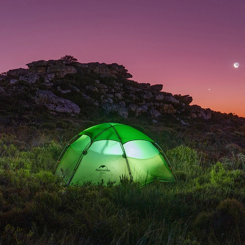 Naturehike Cloud Peak 20D Nylon Tent Ultralight 2 Persons Camping Hiking Outdoor Tent 4 Season Double Layer Backpack camper