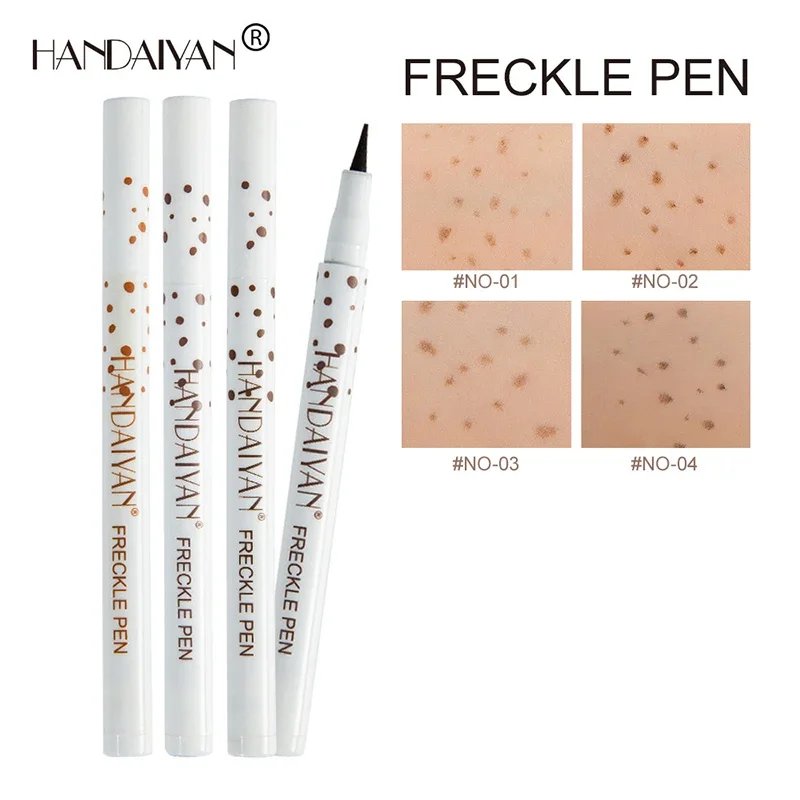 1PC Face Fake Freckles Pen Natural Waterproof Lifelike Fake Freckles Pen for Long Lasting Look Dot Spot Pen Makep Tool Cosmetic 4