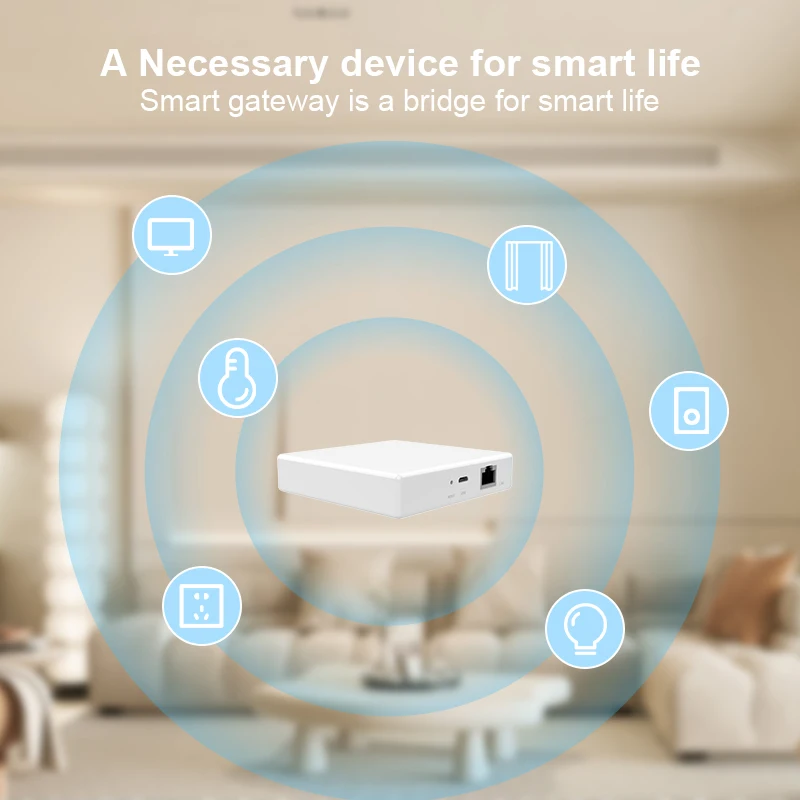 Tuya Matter Thread Hub Zigbee Smart Home Bridge Matter Gateway Hub Siri Voice Control Work With Homekit Smartthings Google Alexa, Alina Gadgets