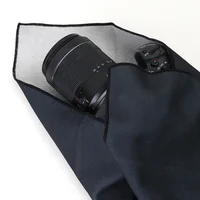 Camera Square Protective Wrap Anti-scratch Lens Wrapper Microfiber Storage Cloth Magic Self-Adhesive Cloth Camera Lens Cleaners 2