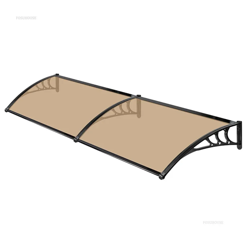 Silent Design Awning for Door Head Strong Durable Panel Rain Awnings Modern Household Aluminum Alloy Awnings for Outdoor Eaves