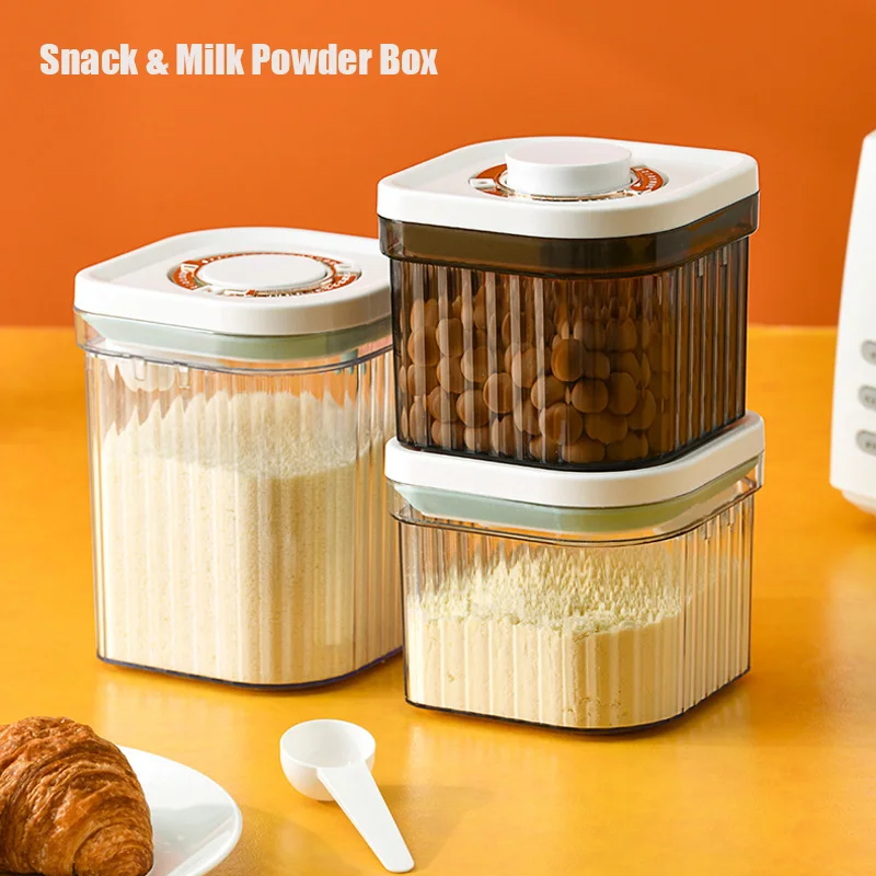 

Влагостойкий контейнер для сухого молока, контейнер для хранения свежих детских закусок, портативный герметичный контейнер для хранения детского молока