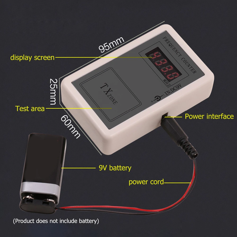 Handheld Car Key Frequency Meter Wireless Remote Control Car Key Frequency Tester Auto Accessories