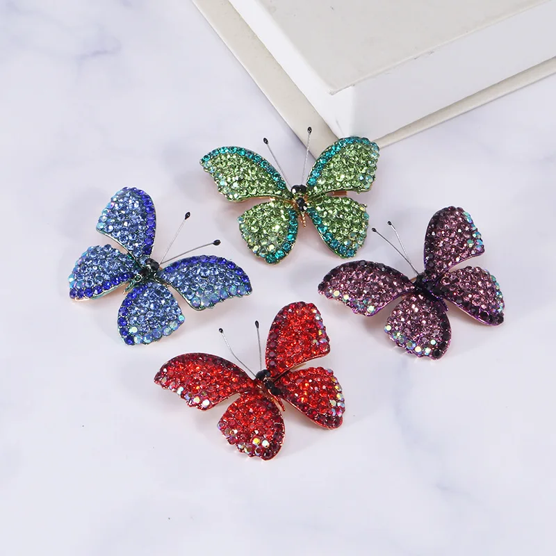 Fashion Rhinestone Brooches for Women Trendy Butterfly Pins Clothes  Accessories Wedding Gifts - AliExpress