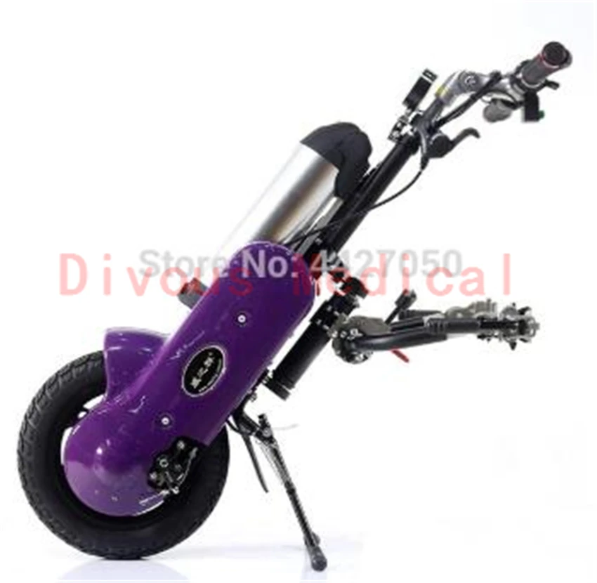 Color Optional Ultra-light Electric Handbike with 400W Motor for Manual Wheelchairs Disabled Drive Head 5