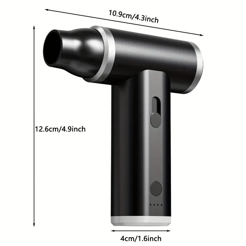 MINI Compressed Air Duster Cordless Dust Blower Rechargeable Vacuum Cleaner Electric Air Pump Portable For Computer Keyboard Sof
