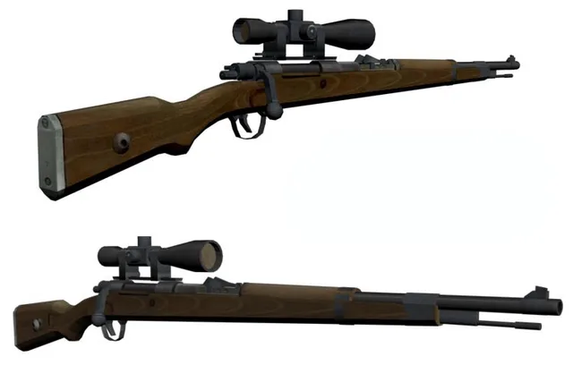 1:1 Germany Tactical 98K Sniper 3D Paper Model Manually l PaperModel Toy 4