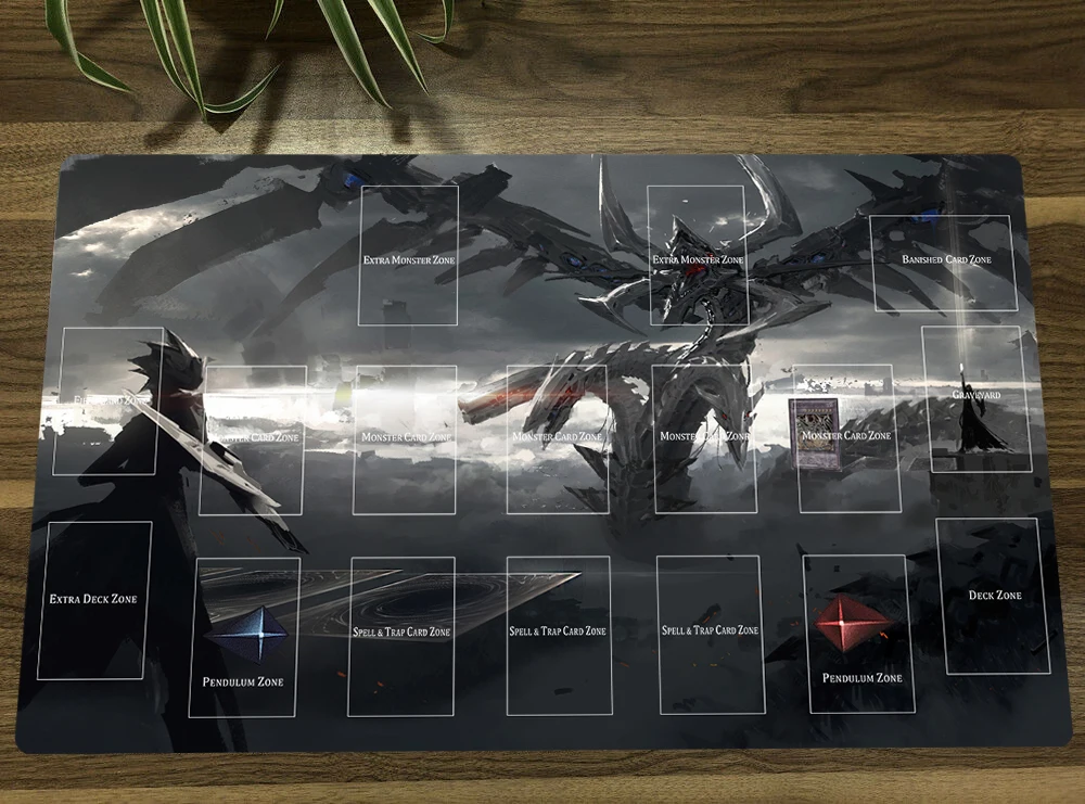 Yugioh Cyber End Dragon & Marufuji Ryou Tcg Mat Gioco Di Carte Collezionabili Mat Ccg Play Mat Gomma Mouse Pad Desk Table Play Mat 60X35Cm