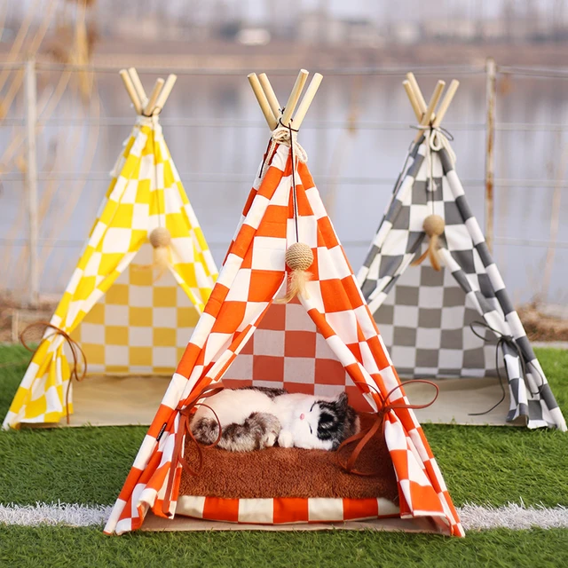 Tipi chiens chat maisons, Lit pour chat tipi pour chien