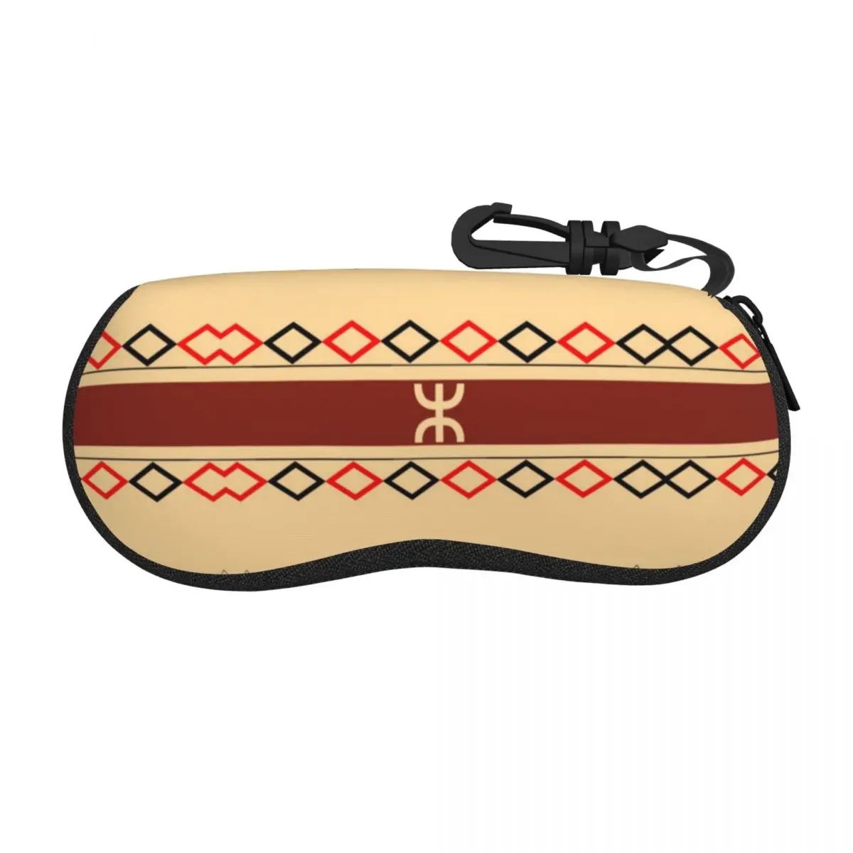 

Custom Amazigh Berber Traditional High Quality Moroccan Eyeglass Glasses Case Soft Imazighen Flag Sunglasses Protective Pouch