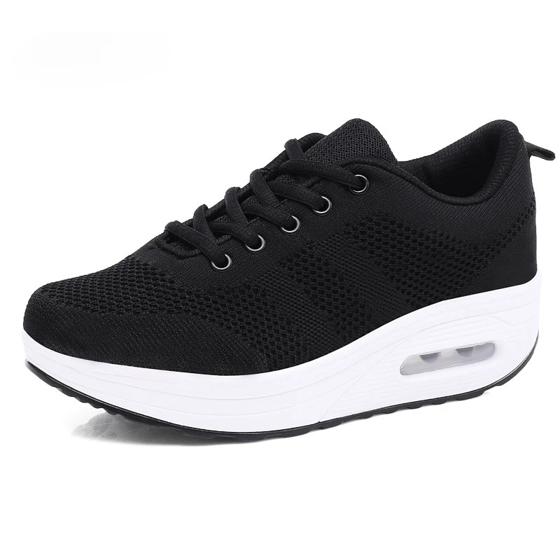 Women Casual Platform Shoes Fashion High Heels Shoes Woman Wedges Women White Sneakers Heigh Increasing zapatos mujer
