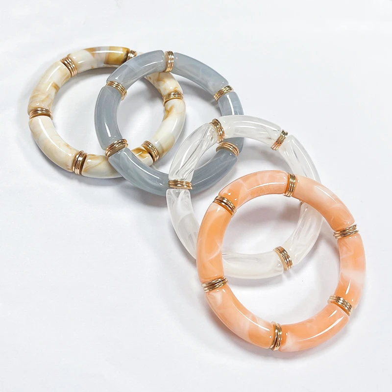 Bracelets épais Vintage en acrylique pour femmes