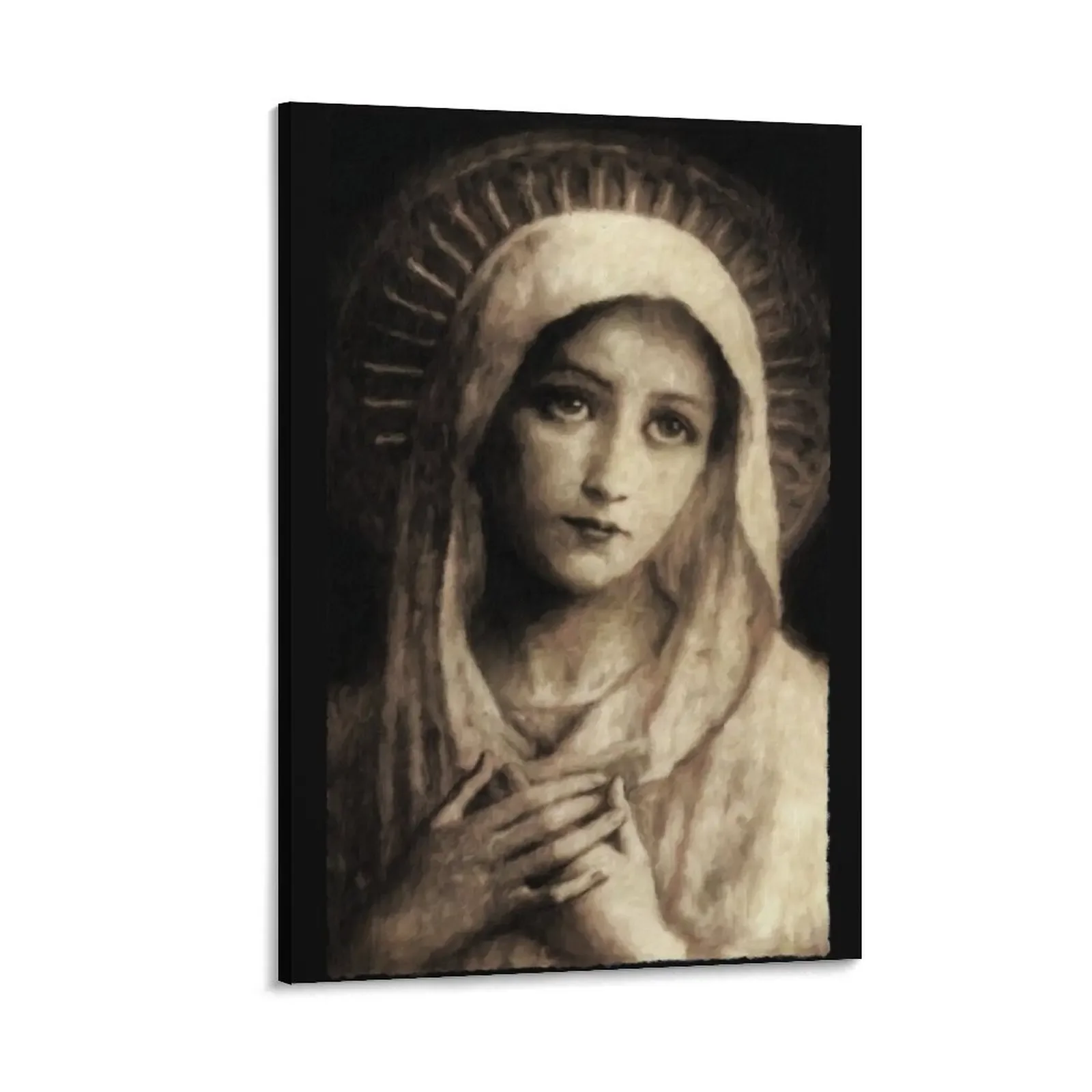 

Vintage Virgin Mary Painting Canvas Painting poster mural poster aesthetic