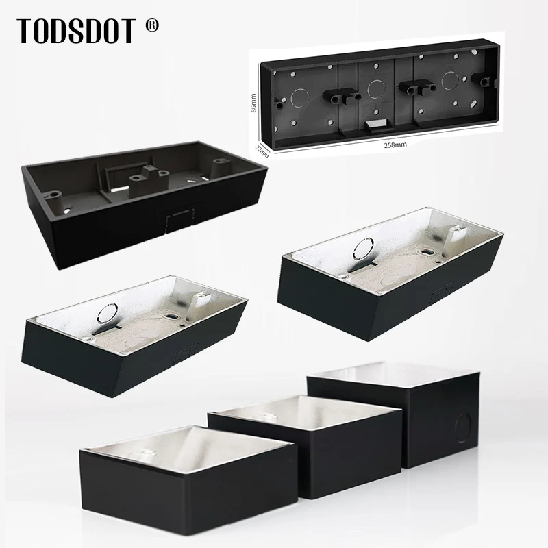 On Wall Mount Switch Socket Box86 Type Series External Install Box for Thermostat Flame Retardant switch box,wall socket box