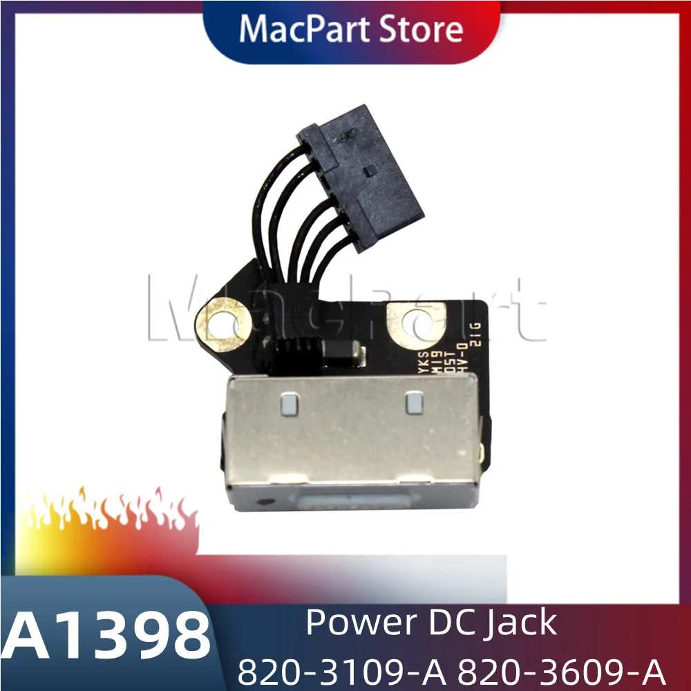 Для Macbook Pro Retina 15 дюймов зарядный порт A1398 Power DC Jack 820-3109-A 820-3609-A подходит для 2012 2013 2014