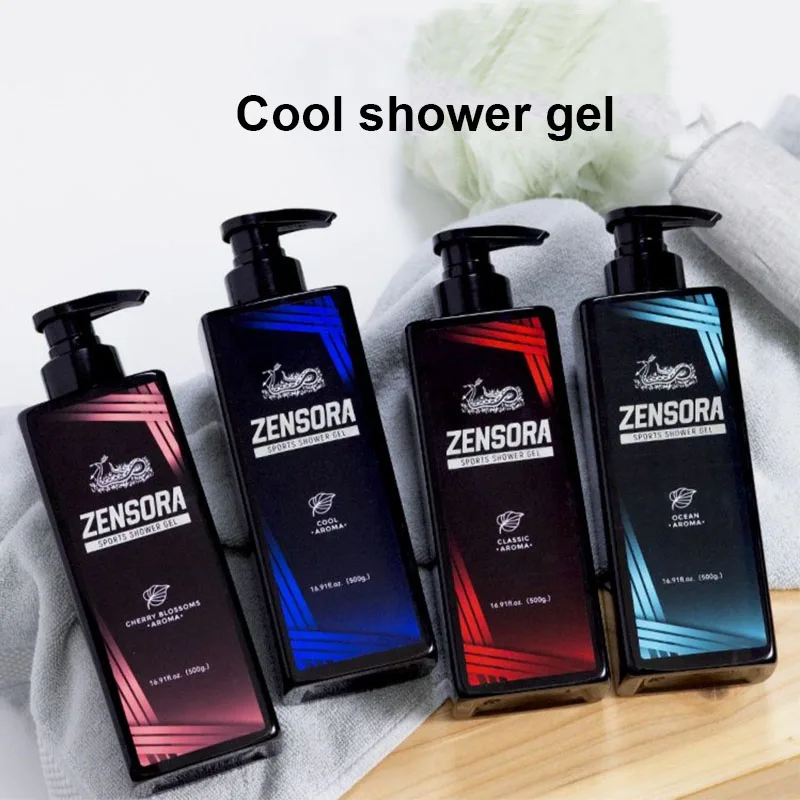 thailandia-snake-brand-zensora-sports-shower-gel-cool-sweat-removal-men-and-women-summer-fragrance-classic-body-wash-500g