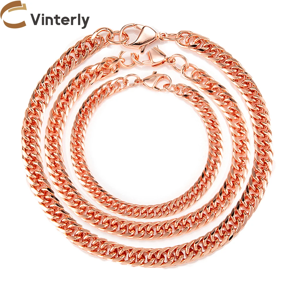 Copper Chain Necklace Pure Copper Chain Handmade Jewelry Chain for Pendant Pure Copper Jewelry Gift for Men Lobster Claw Chain Stylish Chain